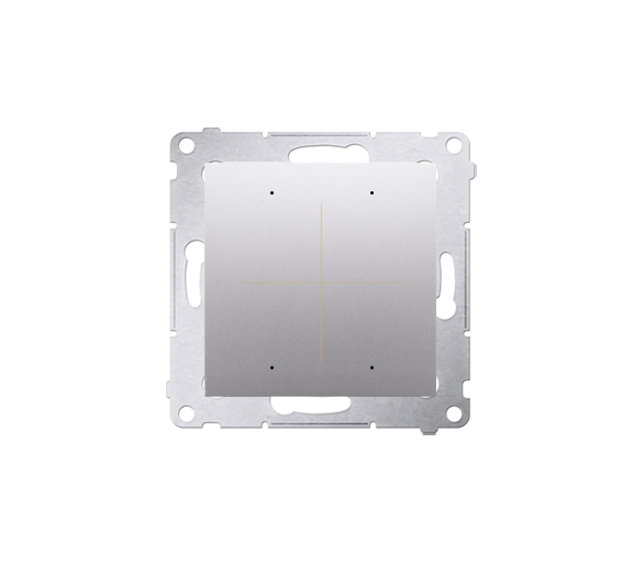 Kontroler przyciskowy CONTROL WiFi srebrny matowy metalizowany DEK1W.01/43