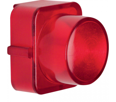 Serie 1930/Glas Klosz do sygnalizatora świetlnego E10, czerwony przezroczysty Berker 1222