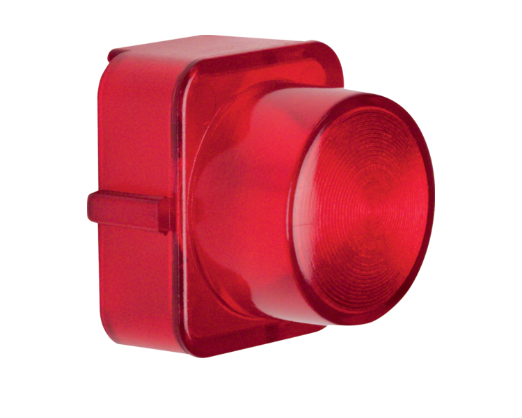 Serie 1930/Glas Klosz do sygnalizatora świetlnego E10, czerwony przezroczysty Berker 1222
