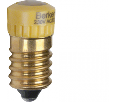 Żarówka LED E14, żółty Berker 167902