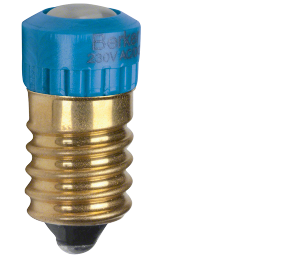Żarówka LED E14, niebieski Berker 167904