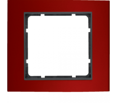 B.3 Ramka 1-krotna, aluminium, czerwony/antracyt Berker 10113012