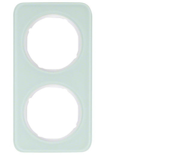 R.1 Ramka 2-krotna, szkło, biały Berker 10122109
