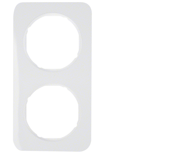 R.1 Ramka 2-krotna, biały, połysk Berker 10122189