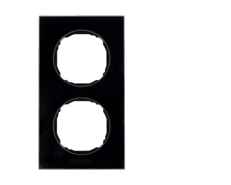 R.8 Ramka 2-krotna, szkło, czarny Berker 10122616