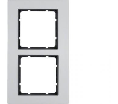 B.7 Ramka 2-krotna, alu/antracyt mat Berker 10126904