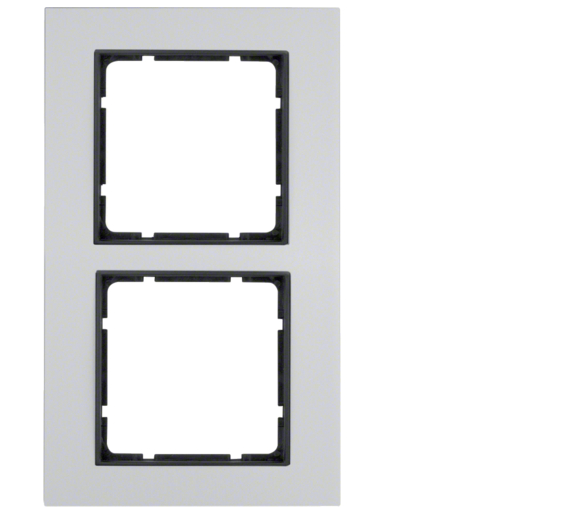 B.7 Ramka 2-krotna, alu/antracyt mat Berker 10126904