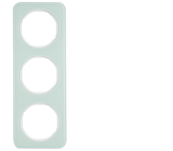 R.1 Ramka 3-krotna, szkło, biały Berker 10132109