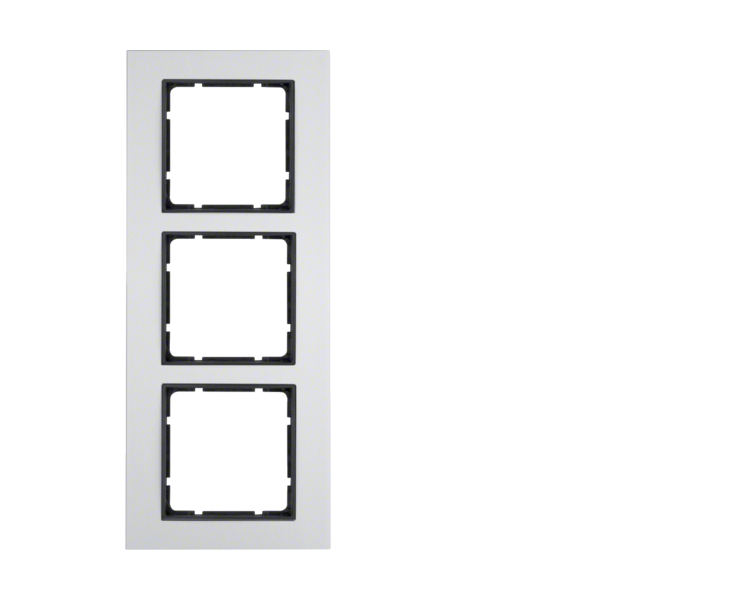 B.7 Ramka 3-krotna, alu/antracyt mat Berker 10136904