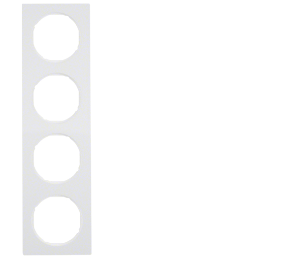 R.3 Ramka 4-krotna, biały, połysk Berker 10142289