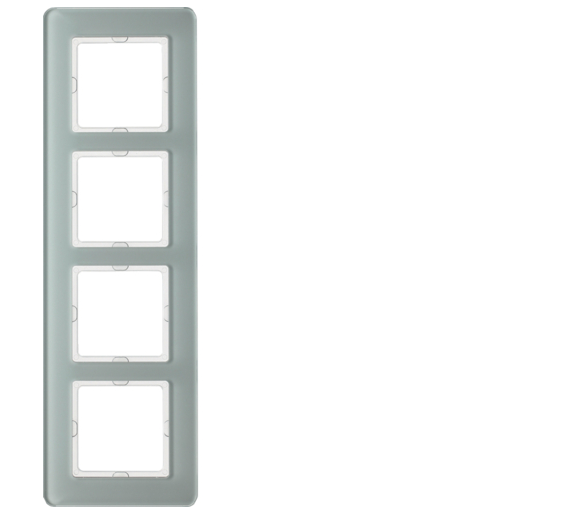 Q.7 Ramka 4-krotna, szkło, biały Berker 10146079