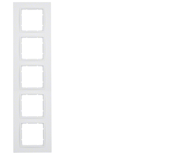 B.7 Ramka 5-krotna, biały, mat Berker 10156919