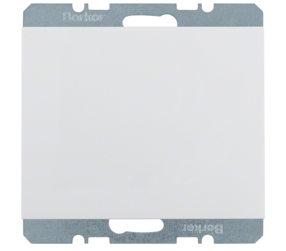 K.1 Zaślepka z płytką czołową, biały Berker 10457009