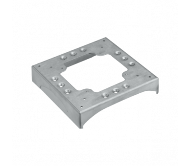 Podstawa DCS ALU 1 wycięcie 130×18 i 3 nacięcia 85×18 stal nierdzewna KTA813/8