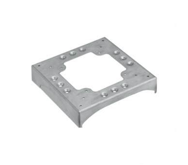 Podstawa DCS ALU 2 nacięcia 85×18 i 2 wycięcia130×18 stal nierdzewna KTA822/8