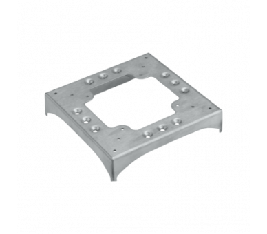 Podstawa DCS ALU 2 nacięcia 85×18 i 2 wycięcia 130×18 90º stal nierdzewna KTA8229/8