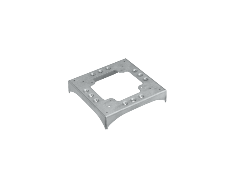 Podstawa DCS ALU 2 nacięcia 85×18 i 2 wycięcia 130×18 90º stal nierdzewna KTA8229/8