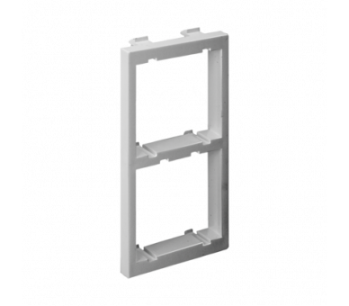 Adapter CIMA pionowy 2× K45 108×52mm aluminium S62/8