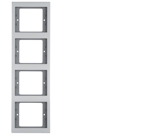 K.5 Ramka 4-krotna, pionowa alu Berker 13437003