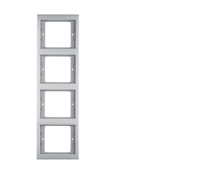 K.5 Ramka 4-krotna, pionowa, stal szl nierdz. Berker 13437004