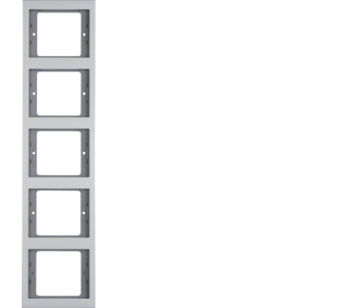 K.5 Ramka 5-krotna, pionowa alu Berker 13537003