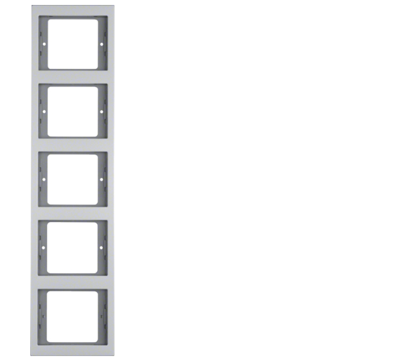 K.5 Ramka 5-krotna, pionowa alu Berker 13537003