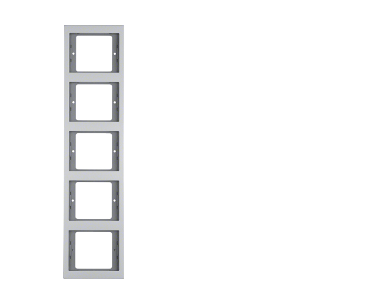 K.5 Ramka 5-krotna, pionowa alu Berker 13537003