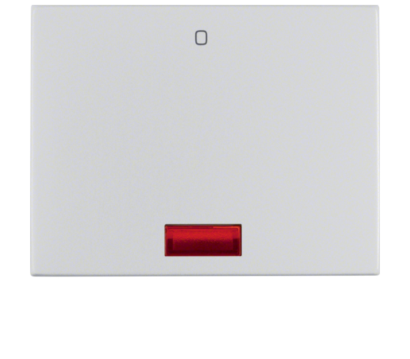 K.5 Klawisz z czerwoną soczekwą z nadrukiem "0", alu Berker 14177103