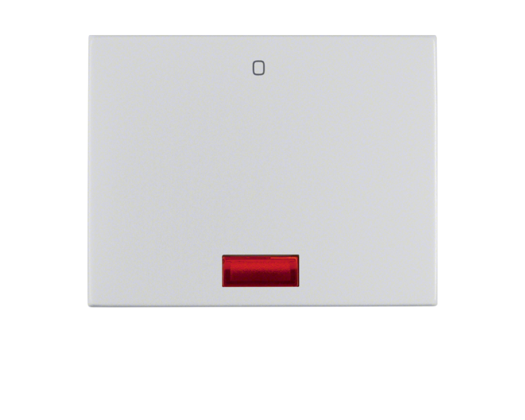 K.5 Klawisz z czerwoną soczekwą z nadrukiem "0", alu Berker 14177103