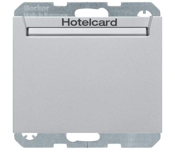 K.5 Łącznik przekaźnikowy na kartę hotelową, aluminium lakierowany Berker 16417134