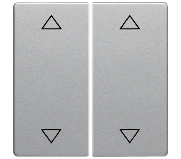 Q.x Klawisze z nadr. symb. "strzałki" łącz. 2-kl., alu aks, lak Berker 16446084