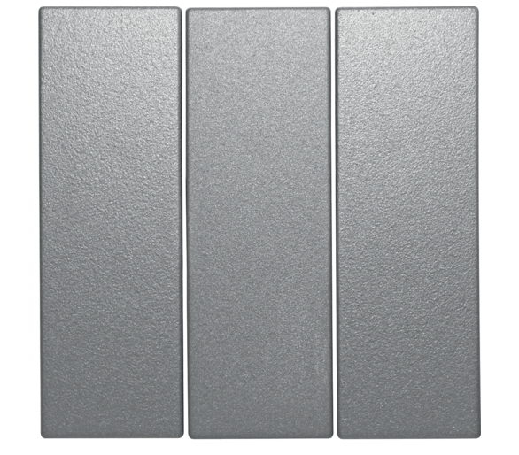 Klawisz potrójny do łączników aluminium mat Berker B.Kwadrat/B.3/B.7 16651404
