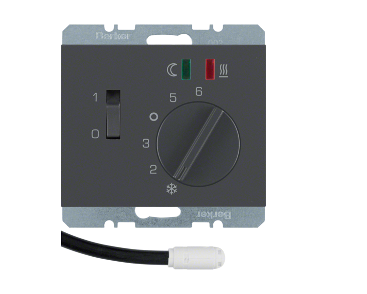 K.1 Reg. temp. podł. st. zw., el. centr., LED, ant Berker 20347106