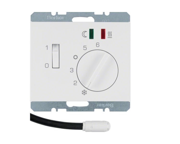 K.1 Reg. temp. podł. st. zw., el. centr., LED biały Berker 20347109