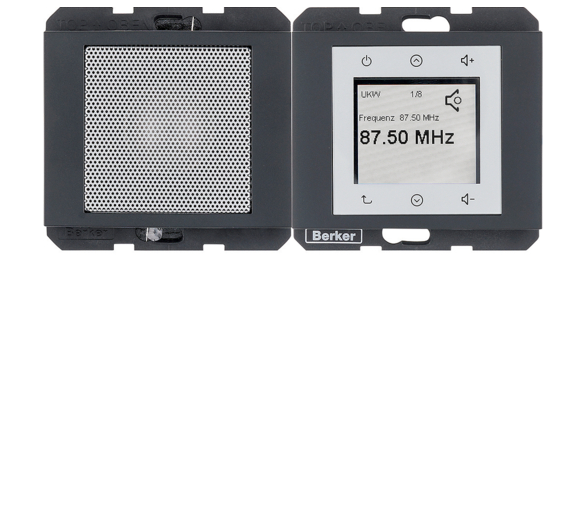 K.1 Radio Touch komplet, ant mat Berker 28807006