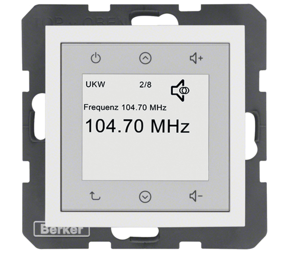 B.X/S.1 Radio Touch biały mat Berker 28849909