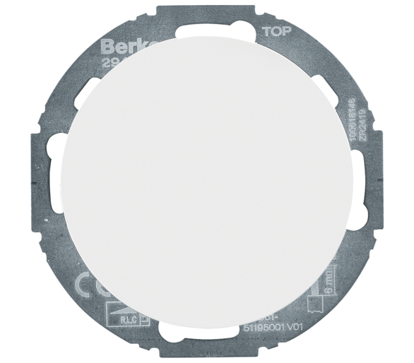 R.classic Ściemniacz obrotowy komfort, biały, obc. R/L/C 20-420 W, LED 3-100 W Berker 29442089