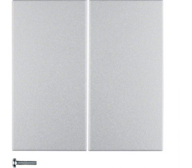 Przycisk podwójny KNX RF Quicklink aluminium mat Berker B.Kwadrat/B.3/B.7 85146183
