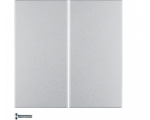 Przycisk podwójny KNX RF Quicklink aluminium mat Berker B.Kwadrat/B.3/B.7 85146183