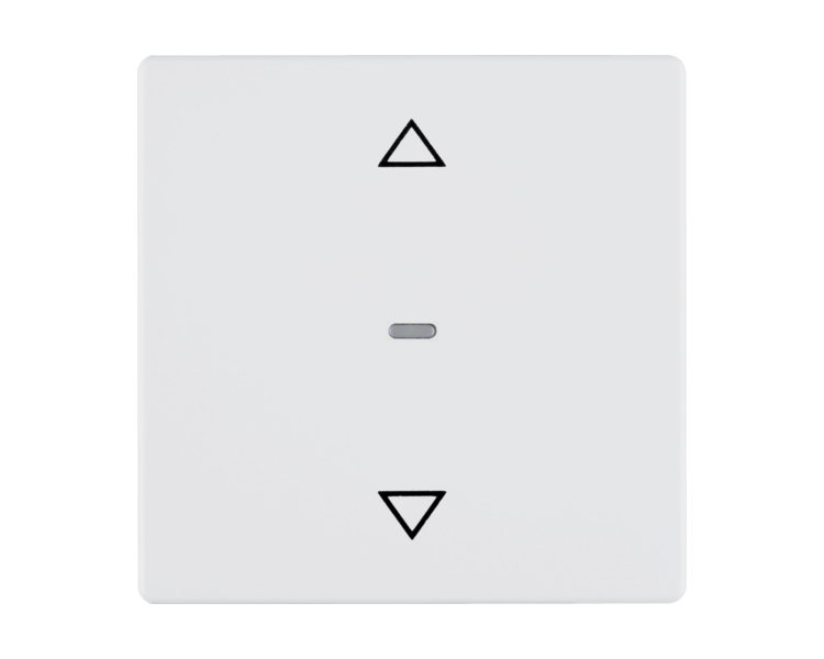 Q.x Przycisk żaluzjowy komfort do sterowników żaluzjowych biały, aks Berker 85241129