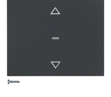 K.1 KNX RF quicklink przycisk żaluzjowy,  antracyt, mat Berker 85245275