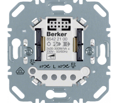 one.platform Uniwersalny ściemniacz przyciskowy 2-kr, mechanizm Berker 85422100