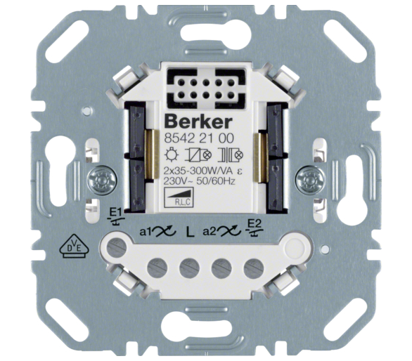 one.platform Uniwersalny ściemniacz przyciskowy 2-kr, mechanizm Berker 85422100