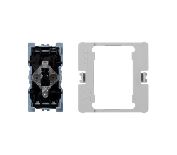 Przycisk K45 z podświetleniem (mechanizm) 16AX 250V 45×22,5mm K304