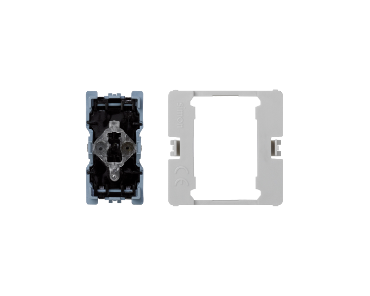 Przycisk K45 z podświetleniem (mechanizm) 16AX 250V 45×22,5mm K304