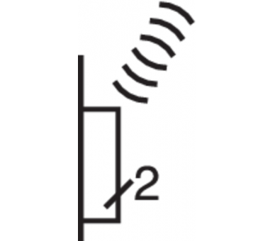 S.1/B.3/B.7 KNX RF przycisk 2-kr płaski z baterią słoneczną, biały Berker 85656188