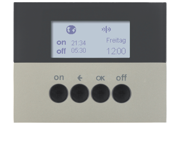 K.5 KNX RF quicklink łącznik czasowy, stal szl, lak Berker 85745273