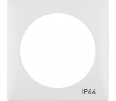 Integro Flow Ramka 1-krotna z nadrukiem "IP44" bez uszczelki, biały Berker 918272599