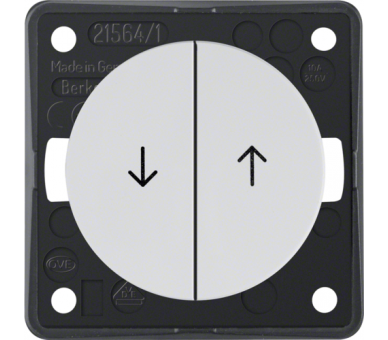 Integro Flow Łącznik żaluzj. wielokl. przyc., nadr. symb. "Strzałka", biały Berker 936532509