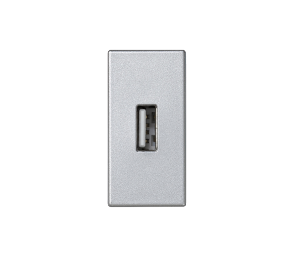 Płytka K45 złącze USB typ A 45×22,5mm aluminium K128B/8